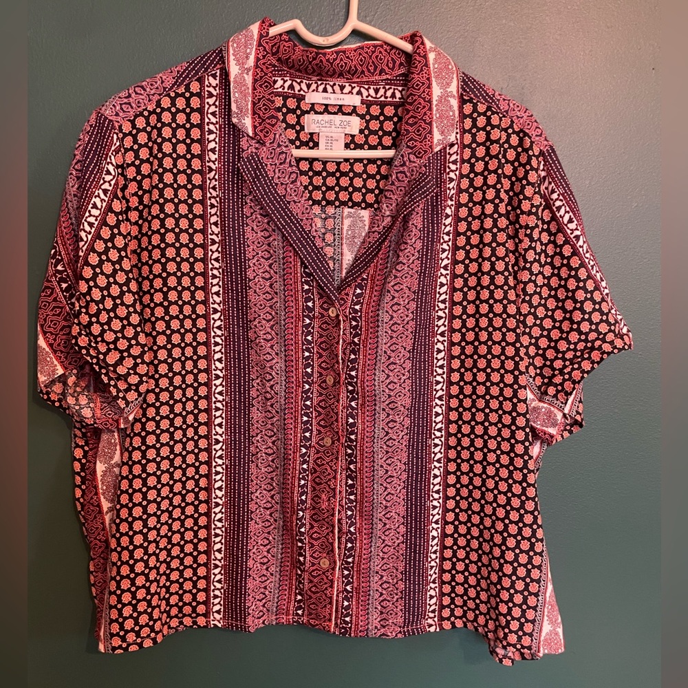 Button up women’s short sleeve